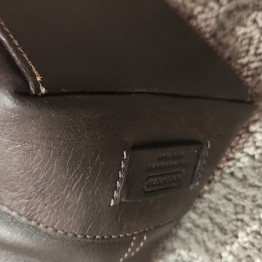 Vintage Coach Leather Tote A3S-5188 - Picture 9 of 9
